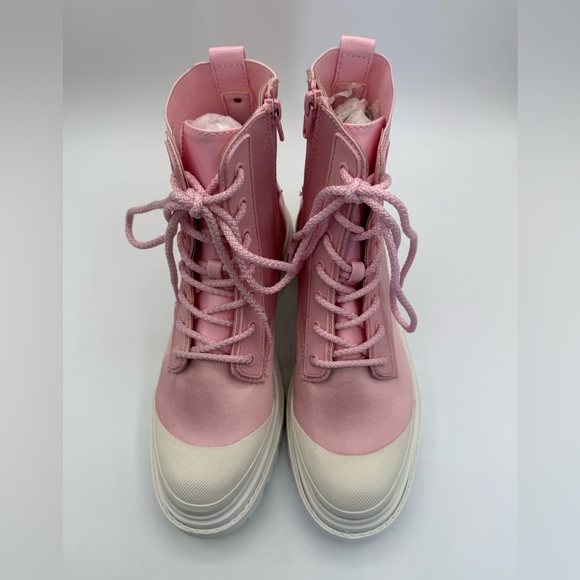 ALDO Charline Chunky-Soled Woven Combat Boots Size 9 - Picture 6 of 15